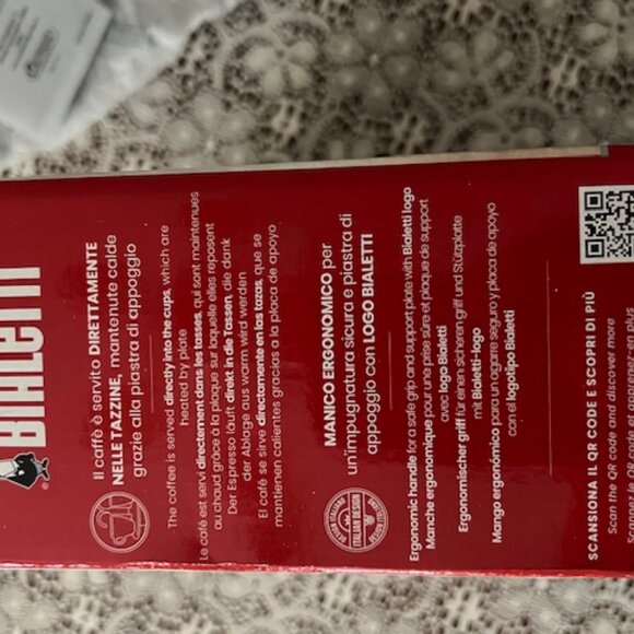 NEW Bialetti Italian Espresso Mini Stove Top Coffee Machine; 2 Designer Cups - Picture 11 of 13